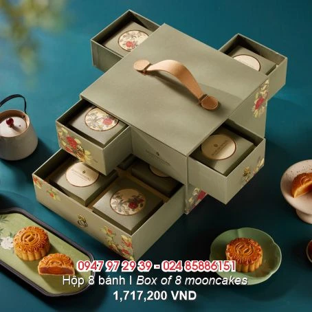 Bánh trung thu Intercontinental LM72 hộp 8 bánh