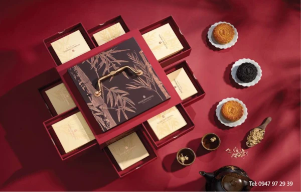 Bánh Trung Thu Hộp Phong Trúc - Hộp 8 Bánh